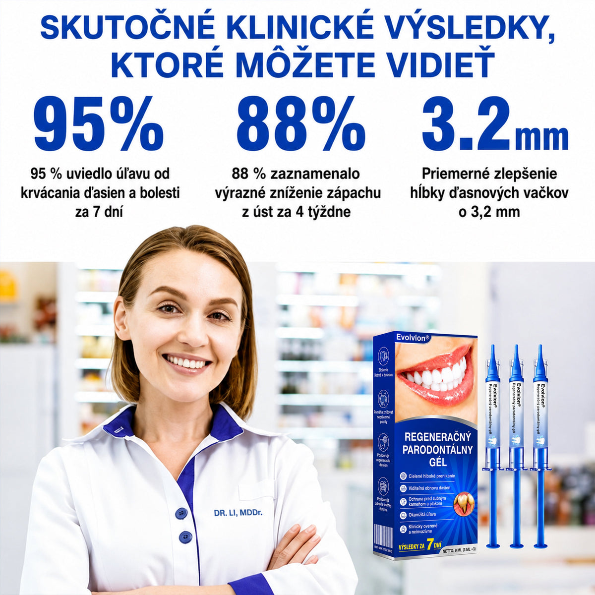 👨‍⚕️🦷 Evolvion® GumRevive regeneračný gél na parodont🎁