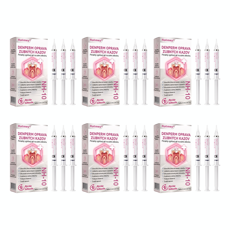 Rolimey® DenPerm – Prírodný gél na vypĺňanie defektov skloviny pri liečbe kazových lézií🧨