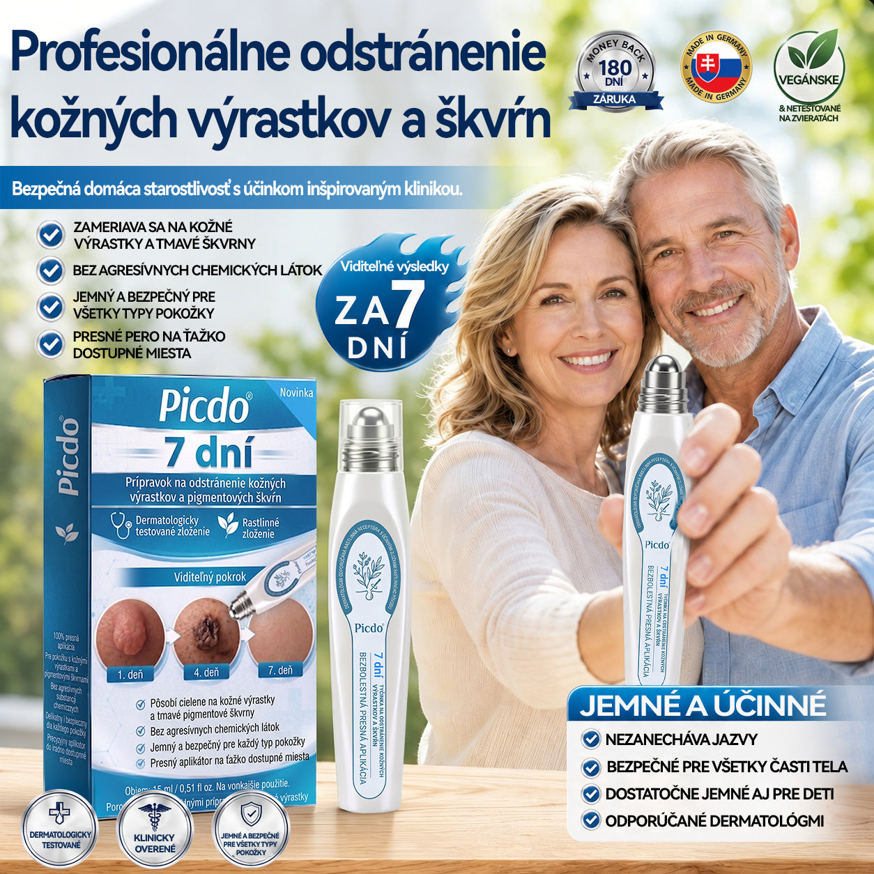 𝐎𝐟𝐢𝐜𝐢𝐚𝐥𝐧𝐲 𝐨𝐛𝐜𝐡𝐨𝐝 𝐦𝐚𝐫𝐤𝐲 | ✅️👩‍⚕️𝐏i𝐜𝐝o® 7dni Prípravok na odstránenie kožných výrastkov a pigmentových škvŕn (bezbolestný roll-on aplikátor bez jaziev) ⭐