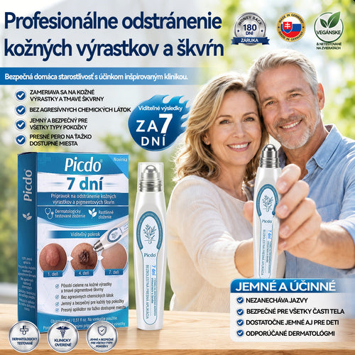 𝐎𝐟𝐢𝐜𝐢𝐚𝐥𝐧𝐲 𝐨𝐛𝐜𝐡𝐨𝐝 𝐦𝐚𝐫𝐤𝐲 | ✅️👩‍⚕️𝐏i𝐜𝐝o® 7dni Prípravok na odstránenie kožných výrastkov a pigmentových škvŕn (bezbolestný roll-on aplikátor bez jaziev) ⭐