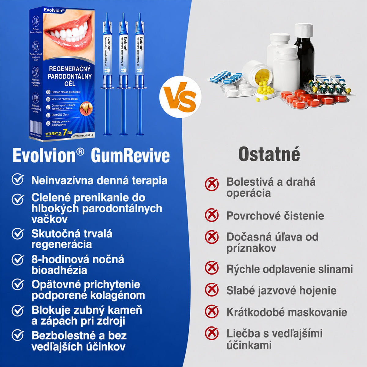 👨‍⚕️🦷 Evolvion® GumRevive regeneračný gél na parodont🎁