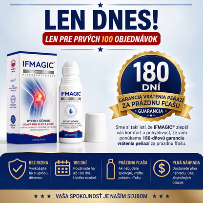 OFICIÁLNY OBCHOD | IFMAGIC® 0,05 mm Mikroneedle Rýchlo Pôsobiaci Roll-On na Úľavu Kĺbov a Kostí🎇